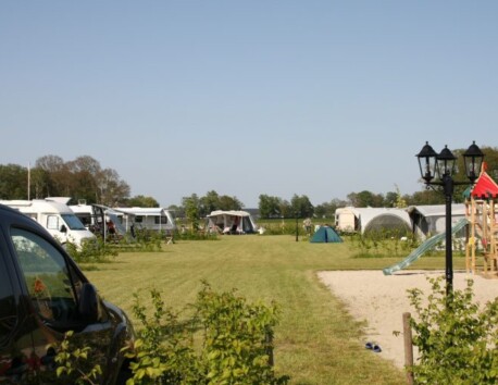 An area where caravans and tents stand