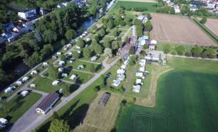 Luchtfoto van camp Diekirch