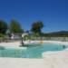Zwembad met glijbanen op Camping la Salvinie