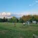 Voetbalveld in de heuvels van de Ardennen Camping Oos Heem