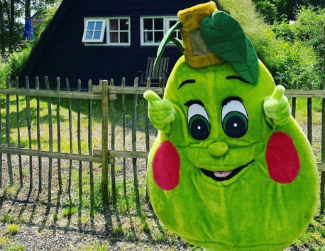 Mascotte van vakantiepark de Toffe Peer